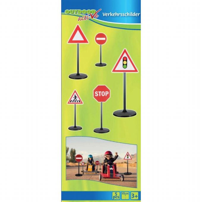 Liikennemerkit Ulkona 65 Cm Kyltit 5 Kpl 65783 Shop Eurotoys Fi